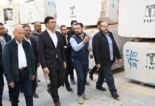 وزير الصناعة يتفقد 5 مصانع للرخام والجرانيت بشق الثعبان