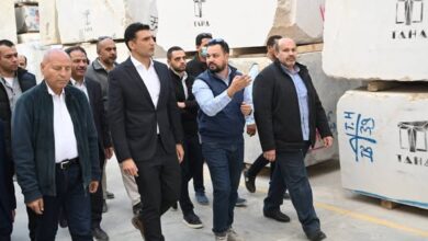 وزير الصناعة يتفقد 5 مصانع للرخام والجرانيت بشق الثعبان وزير الصناعة يتفقد 5 مصانع للرخام والجرانيت بشق الثعبان