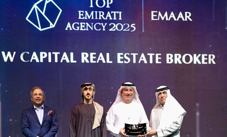 “W Capital” Wins “Emaar” Award as Top-Selling and Marketing Performer in 2025 “W Capital” Wins “Emaar” Award as Top-Selling and Marketing Performer in 2025