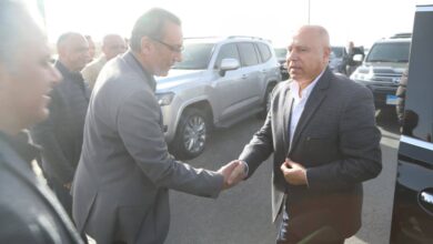 وزير النقل يتفقد مشروع تطوير الطريق الدائري الإقليمي