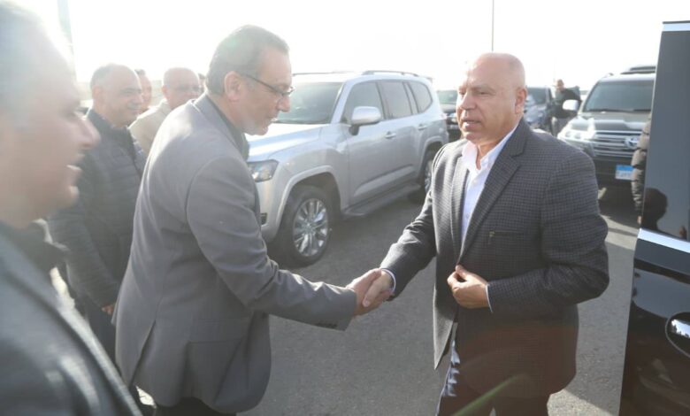 وزير النقل يتفقد مشروع تطوير الطريق الدائري الإقليمي