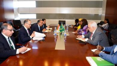 وزير الخارجية يبحث التعاون الاقتصادي مع مفوضة الاتحاد الأفريقي