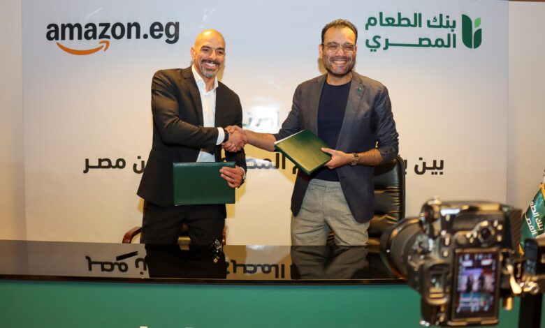 تعاون جديد بين بنك الطعام وأمازون لتوزيع 11,000 وجبة ضمن برنامج “تكية المحروسة”