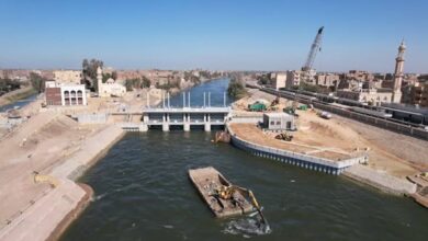 الري: انتهاء 98% من تشغيل قناطر ديروط الجديدة وتنفيذ 40 محطة رصد لمراقبة المياه في الصعيد الري: انتهاء 98% من تشغيل قناطر ديروط الجديدة وتنفيذ 40 محطة رصد لمراقبة المياه في الصعيد