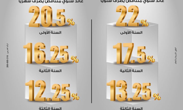 22% سنويًا و20.5% شهريًا.. كل ما تريد معرفته عن شهادة «ابن مصر»