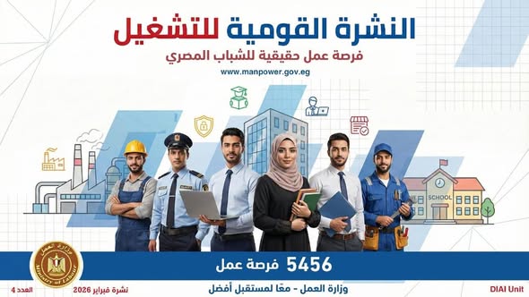 “العمل” تعلن عن 5456 فرصة عمل جديدة في 14 محافظة “العمل” تعلن عن 5456 فرصة عمل جديدة في 14 محافظة