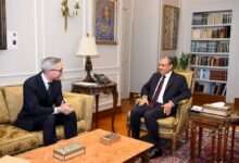 وزير الخارجية يبحث التعاون مع «سكاتك» النرويجية في الطاقة المتجددة