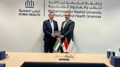 “السبكي” يبحث تعزيز التعاون مع مؤسسة الإمارات للخدمات الصحية