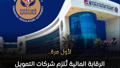 لتعزيز حماية المتعاملين.. الرقابة المالية: التأمين الإلزامي لعملاء التمويل الاستهلاكي ضد مخاطر الوفاة والعجز الكلي