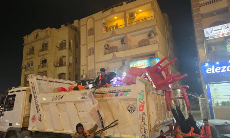 حملة مكبرة لإعادة الانضباط ورفع الإشغالات بمدينة 6 أكتوبر حملة مكبرة لإعادة الانضباط ورفع الإشغالات بمدينة 6 أكتوبر