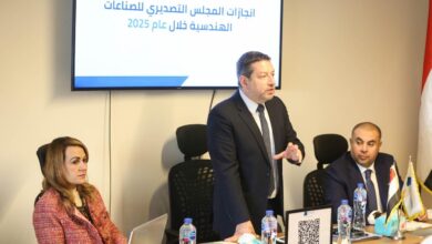 صادرات الصناعات الهندسية تقفز إلى أعلى مستوياتها التاريخية في 2025 وتستهدف 7.5 مليار دولار في 2026 صادرات الصناعات الهندسية تقفز إلى أعلى مستوياتها التاريخية في 2025 وتستهدف 7.5 مليار دولار في 2026