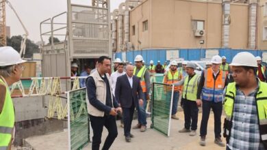 هبوط أرضي بمصر القديمة بسبب كسر ماسورة مياه