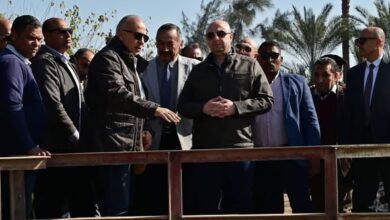 وزير الري يتفقد مشروعات «حياة كريمة» ببني سويف