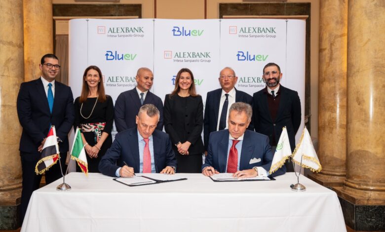 بنك الإسكندرية يوقع مذكرة تفاهم مع بلو إي ڤي لتعزيز التنقل الكهربائي وتمويل الدراجات الصديقة للبيئة في مصر