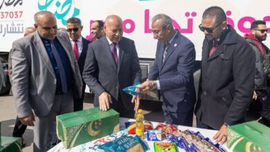 محافظ القاهرة يستقبل قوافل مبادرة “أبواب الخير” في الأسمرات بالتعاون بين صندوق تحيا مصر والتضامن