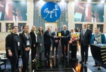 الجناح المصري في معرض EMITT يحصد جائزة أفضل جناح من حيث التصميم