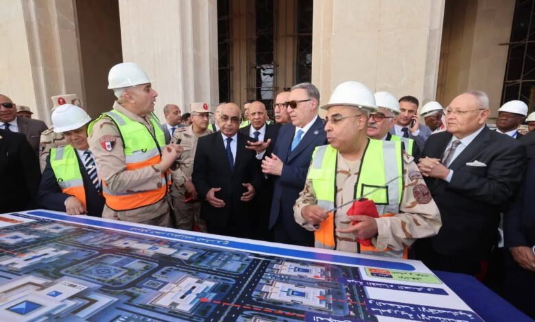 تفاصيل جولة وزير العدل ورؤساء الهيئات القضائية داخل مدينة العدالة بالعاصمة الجديدة