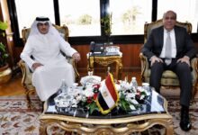 الحفني يستقبل رئيس الهيئة العامة للطيران المدني القطري لبحث أوجه التعاون بين الجانبين