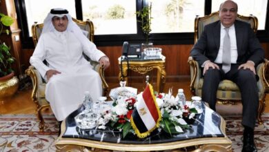 الحفني يستقبل رئيس الهيئة العامة للطيران المدني القطري لبحث أوجه التعاون بين الجانبين