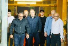 بالصور.. محمد الإتربي يؤازر فريق البنك الأهلي في مواجهة إنبي بالدوري الممتاز