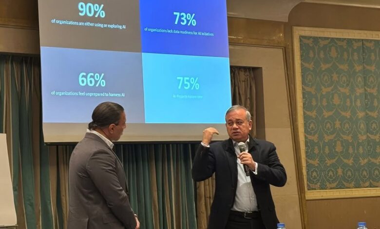 مصرف أبوظبي الإسلامي يعزز التحول الرقمي بجلسة حوارية لموظفيه حول القوة التحويلية للذكاء الاصطناعي مصرف أبوظبي الإسلامي يعزز التحول الرقمي بجلسة حوارية لموظفيه حول القوة التحويلية للذكاء الاصطناعي