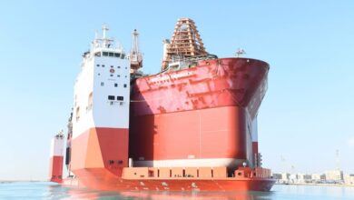 قناة السويس تشهد عبور إحدى أكبر سفن حاملات المثقلات في العالم 