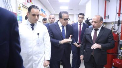 وزير الصحة يفتتح وحدة السكتة الدماغية الشاملة بمستشفى العاصمة الجديدة