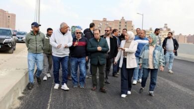 رئيس المركزي للتعمير يتفقد محوري عمرو بن العاص والفريق كمال عامر بالجيزة