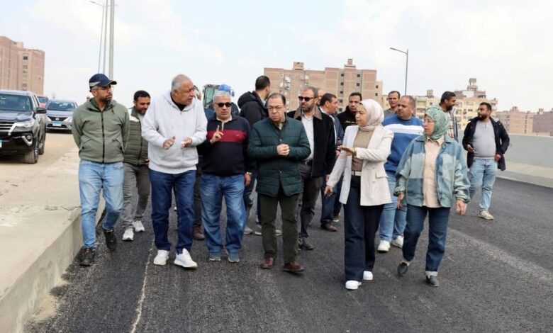 رئيس المركزي للتعمير يتفقد محوري عمرو بن العاص والفريق كمال عامر بالجيزة