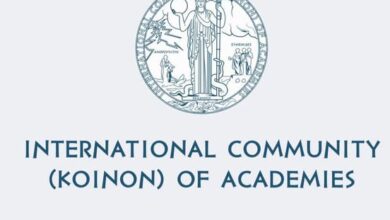 أكاديمية البحث العلمي عضوًا شرفيًا في المجتمع الدولي للأكاديميات بأثينا أكاديمية البحث العلمي عضوًا شرفيًا في المجتمع الدولي للأكاديميات بأثينا