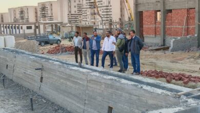 رئيس جهاز العبور الجديدة يجري جولة ميدانية لمتابعة مشروعات المياه والكهرباء والطرق