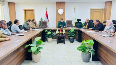 المهندس محمود مراد يتابع أعمال اللجنة العقارية والمشروعات الميدانية بالعبور الجديدة