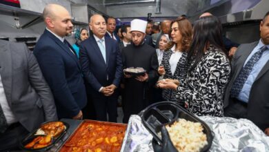 3 وزراء يفتتحون مطبخ «المحروسة.. دايمًا عامر»: 4 آلاف وجبة ساخنة مجانية يوميًا