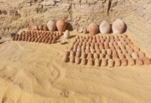 الكشف عن مجموعة من المقابر الصخرية بمنطقة قبة الهواء بأسوان