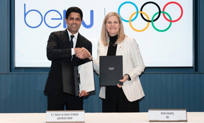 مجموعة beIN الإعلامية تحصل على حقوق البث الحصرية لدورات الألعاب الأولمبية حتى 2028 في الشرق الأوسط وشمال أفريقيا