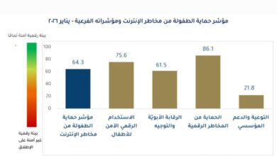 مصر تطلق أول مؤشر لحماية الأطفال من مخاطر الإنترنت: 64.3 نقطة يناير 2026