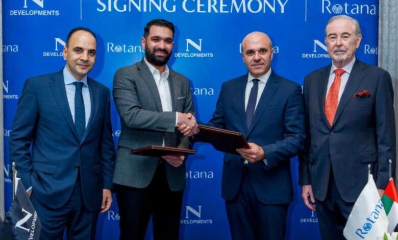 نواصي العقارية توقّع عقد إدارة وتشغيل مشروع N LINE مع مجموعة روتانا العالمية