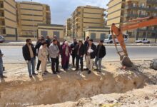 رئيس جهاز 6 أكتوبر يتفقد المحاور الرئيسية بمنطقة التوسعات الشمالية