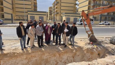 رئيس جهاز 6 أكتوبر يتفقد المحاور الرئيسية بمنطقة التوسعات الشمالية