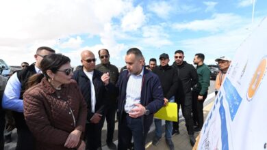 وزيرة الإسكان تتابع تنفيذ المرافق الرئيسية لمنطقة أبراج الداون تاون بالعلمين الجديدة