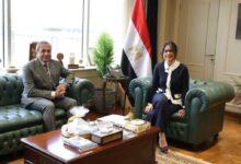 وزيرة الثقافة تبحث مع خالد عباس تعزيز الأنشطة الفنية بالعاصمة الجديدة