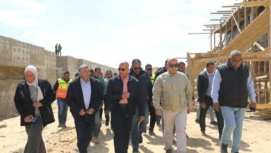نائب وزيرة الإسكان يتفقد مشروعات الصرف الصحي بمحافظة المنيا نائب وزيرة الإسكان يتفقد مشروعات الصرف الصحي بمحافظة المنيا